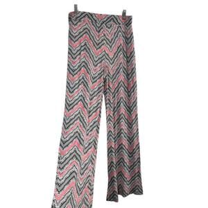 Mossimo Supply Co Pink Black Chevron Palazzo Pants Medium